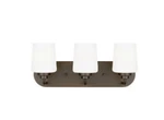 Sea Gull 4402803-710 Windom Light Bath Vanity Fixture Wall Bronze/white. Fixed Price $40.31.