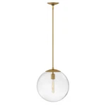 Hinkley Lighting Warby 1 Medium Orb Pendant, Heritage Brass - 3744HB. Fixed Price $296.65.