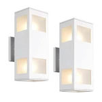 Harriet Porch Lights Outdoor - IP64 13INCH (2 Lamps), White/modern. Fixed Price $191.56.