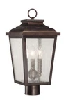 The Great Outdoors Irvington Manor Led Post Mount Chelesa Bronze And Seede.... Fixed Price $398.52.