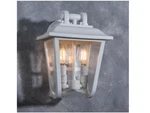 Lutec Coastal Providence White Outdoor Lantern Sconce Resistant 8 In. Fixed Price $49.99.
