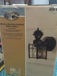 New Hampton Bayside Mission 150 Black Motion-sensing Outdoor Wall Lantern. Fixed Price $34.99.