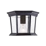 Acclaim Lighting 5275BK/SD Dover 11 Inch Matte Black Exterior Flushmount. Fixed Price $57.60.