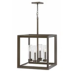 Hinkley Lighting 4-LT Rhodes Outdoor, Warm Bronze 29304WB. Fixed Price $899.00.