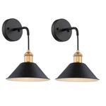 Pia Ricco 8.8 In. Vintage Black Wireless Wall Lamp W/ Battery Operated Sconce. Fixed Price $34.95.
