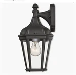 14" Livex Lighting Morgan Collection Cast Aluminum Outdoor Wall Lantern Sconce. Fixed Price $80.00.