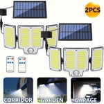 1-8X Outdoor Solar Lights 238 Led Security Motion Sensor With Lighting Garden. Fixed Price $74.59.