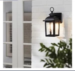Allen + Roth Belford -light 11.4-IN Matte Black Hardwired Outdoor Wall. Fixed Price $34.99.