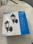 Portfolio Aluminum Outdoor Lantern Rust Finish New (open Box) #230205 Twin Pack. Fixed Price $25.00.