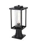 Elegant Lighting OD307P17 Philip 17" Tall Post - Black. Fixed Price $118.00.