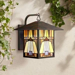 Quoizel Inglenook 14" High Valiant Bronze Outdoor Wall Light. Fixed Price $271.99.