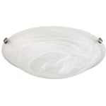 Canarm Clip 3 Light Flush Mount, Brushed Pewter/alabaster Glass - IFM161651. Fixed Price $74.99.