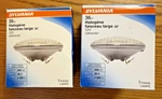 Two Sylvania Par 36 Halogen Flood Light Bulb 12 Volts Capsylite Watts New. Fixed Price $14.00.
