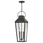 Hinkley Lighting Dawson 3 Outdoor Hanging, Black/clear Beveled - 17502BK. Fixed Price $449.65.