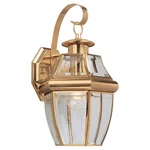 Roseto SGWS74019 Coles Light 14" Tall Outdoor Wall Sconce - Brass. Fixed Price $152.09.