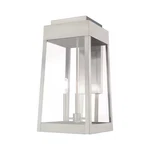 Livex Lighting 20858-91 Oslo 3 Brushed Nickel Outdoor Wall Lantern. Fixed Price $815.99.