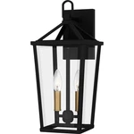 Quoizel HUL8407 Hull 2 Light 18" Tall Outdoor Wall Sconce - Black. Fixed Price $192.79.