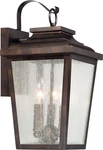 3 Light Wall Mount Chelesa Bronze Finish With Clear Seeded Glass. Fixed Price $71.95.