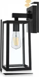 Shine Hai Dusk To Dawn Sensor Outdoor Wall Sconce, Exterior Black. Fixed Price $37.63.