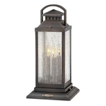 Hinkley Lighting Revere 3 Pier Mount, Blackened Brass/seedy 1187BLB-LV. Fixed Price $884.00.