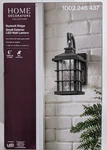Home Decorators Collection Summit Ridge 12 In. Zinc Integrated Led Wall Lantern. Fixed Price $69.00.