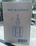 Eagle Lighting Indoor Hanging Pendant Lamp Model No. EA5779-BZ. Fixed Price $44.99.