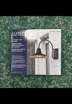 (QTY:1) Lutec 12IN Outdoor Led Wall Light Matte Blk/cpr 1200LM 13.3W Sensor. Fixed Price $45.00.