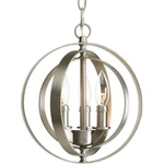 Nib New Progress Lighting Equinox Burnished Silver Orb Pendant Farmhouse. Fixed Price $129.95.