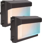 120W Led Wall Light 2PACK, 3CCT, Selectable Power, Etl Listed. Fixed Price $233.99.