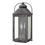 Hinkley Lighting Anchorage 2 Lt Outdoor Medium Wall Mount, Aged Zinc - 1854DZ. Fixed Price $449.00.