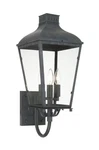 Crystorama Lighting Group DUM-9802 Dumont 3 24" Tall Wall Grey. Fixed Price $798.00.
