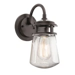 Kichler 49444AZ Lyndon 1-LIGHT 11.25" Small Outdoor Wall In Bronze. Fixed Price $159.99.