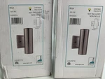 Eglo Riga 4.25 In.w X 8 2-LIGHT Stainless Outdoor Wall Sconces Set Of Two!. Fixed Price $71.00.