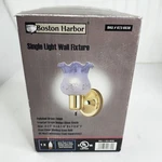 Boston Harbor Single Light Wall Mount Fixture Hard Wire 120 V 60 Type C. Fixed Price $39.99.