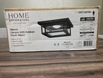 Led Outdoor Ceiling Light Mauvo Canyon Flush Mount. Fixed Price $34.99.