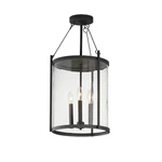 Black Three Light Pendant From The Belfry Collection. Fixed Price $298.00.