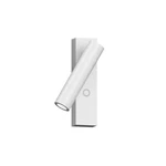 Sonneman 3360 Haim 6" Tall Led Wall Sconce Light White Button Hardwired New. Fixed Price $59.00.
