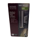 Home Decorators Riga 2-LIGHT Stainless Led Wall Lantern Outdoor Medium New Seale. Fixed Price $54.00.