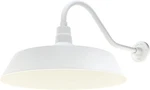Htm Lighting Solutions Barn 21" White Shade With 22" Gooseneck Arm. Fixed Price $112.99.