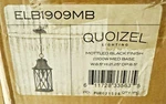 Quoizel Lighting ELB1909MB - Black Finish. Fixed Price $110.99.