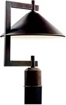 Kichler Ripley 16" High Industrial Bronze Dark Sky Outdoor Post Light. Fixed Price $284.99.