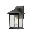 Z-lite 531M Bronze Portland 14"H Single Light Outdoor Lantern Wall Sconce. Fixed Price $226.10.