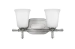 Hinkley Light Vanity 2-100W Incandescent 16.00 X 9.00 5.25 Polished Nickel. Fixed Price $269.00.