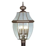 Livex Lighting 2358-07 Monterey 4 Bronze Outdoor Post Top Lantern. Fixed Price $709.99.