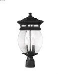 Savoy House 5-8097-BK Seven Oaks 2-LIGHT Post Lantern (8" W X 20"H). Fixed Price $95.00.