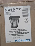 Kichler 9859 Tz Tannery Bronze Finish Outdoor Ceiling Light. Fixed Price $20.00.