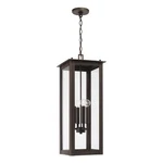 Capital Lighting Hunt 4LT Outdoor Hanging-lantern, Oiled Bronze/clear 934644OZ. Fixed Price $578.00.