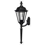 Hinkley Lighting Manor House Outdoor Large Wall Mount, Black - 1470BK. Fixed Price $809.00.