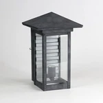 Kichler 'wayland' Outdoor Wall Sconce Weathered Zinc 49873WZC. Fixed Price $40.00.