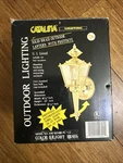 Vintage Catalina Gold Solid Brass Wall Glass Outdoor Lights Model 406 SB5VBB New. Fixed Price $39.95.